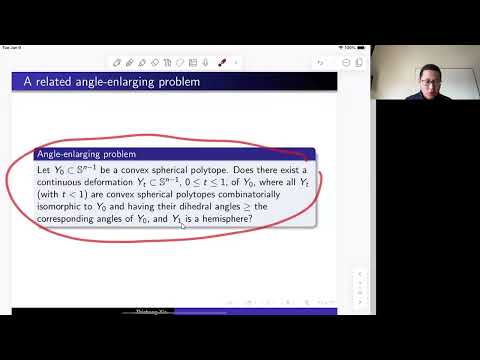 Zhizhang Xie - 1/2 A stable version of Gromov’s angle-shrinking problem and its index theoretic (..)