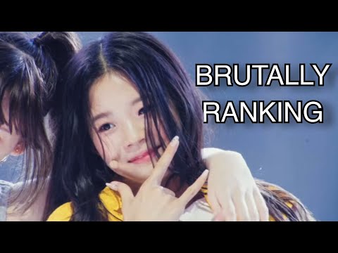 BRUTALLY RANKING VCHA (based on talent)