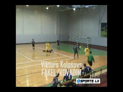 Viktors Kolosovs goal (Fakel/Vovadim - Meņģele)