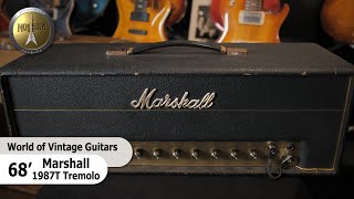 Video thumbnail for 1968 Marshall Tremolo 50 Head  - "The World of Vintage Guitars" by No.1 Guitar Center