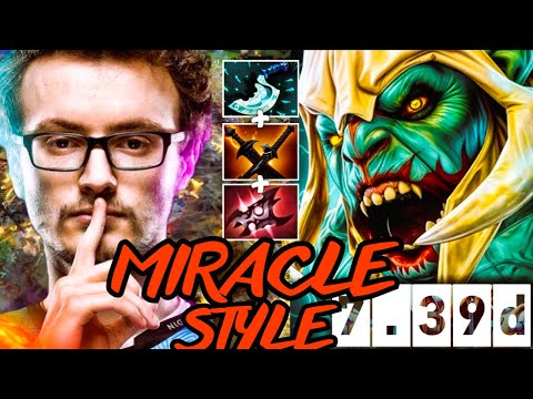 MIRACLE STYLE HUSKAR GAMEPLAY 🔥 | Dota 2 7.39d