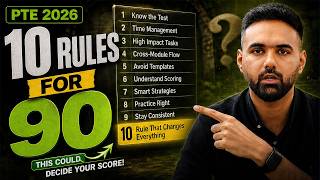 PTE Do's & Don'ts (2026): 10 Rules That Decide Your Score
