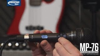 Video thumbnail for NAMM 2015 Archive - TC Helicon MP76 Microphone - with advanced mic control by Andertons Music Co