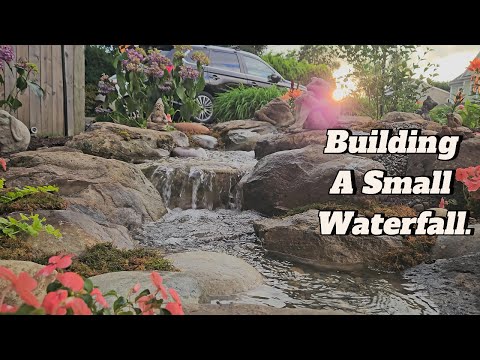 Building A Small Pondless Waterfall!