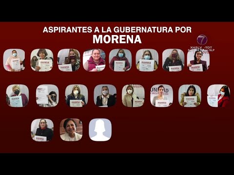 Casi una veintena de mujeres buscan ser la abanderada morenista a la gubernatura de SLP.