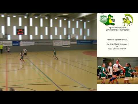 Handball Spielunion wJD Finalrunde 28:17 SV Grün Weiß Schwerin I vs. SSV Einheit Teterow