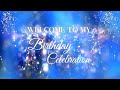 Blue Elegant Birthday Celebration 4K Video Happybirthday Instrumental