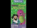 Barney Rhymes With Mother Goose 1998 VHS