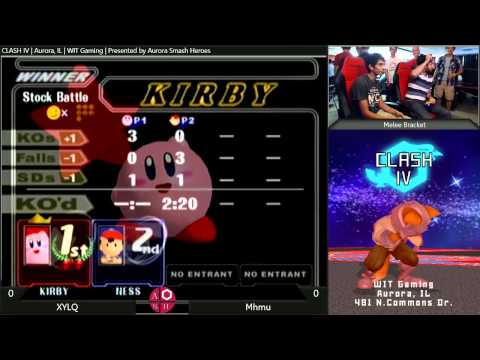 XYLQ (Kirby) vs. Mhmu (Ness) - Melee Bracket Clash IV