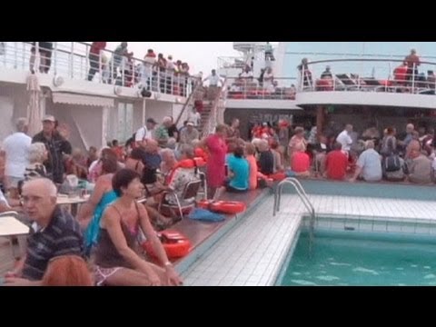 Video shows cramped Costa Allegra cruise
