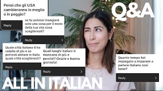 sto dimenticando l'italiano? rispondo alle vostre domande (Q&A english subtitles)