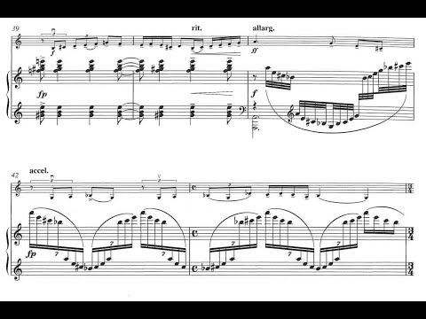 Rebecca Clarke - Midsummer Moon for Violin and Piano (1926) [Score-Video]