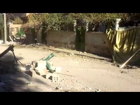 استهداف معاقل النظام المتمركزة على الجبل ببواسطة بقذائف الهاون من قبل جيش القادسية في دير الزور