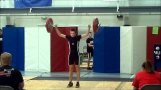 preview picture of video 'Evan Markowitz - USA Weightlifting - 2012 St. Patrick's Day Open Mattoon, IL 03/17/2012'