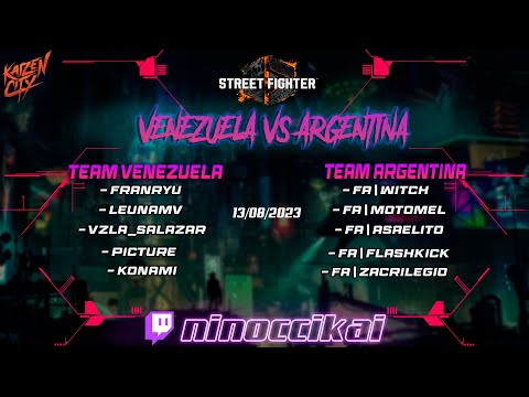 VENEZUELA🇻🇪  Vs ARGENTINA 🇦🇷  | Street Fighter 6 | Reto Kaizen City