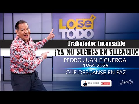 PEDRO JUAN FIGUEROA, ¡YA NO SUFRES EN SILENCIO! - EL HOMENAJE A UN GRAN COMPAÑERO
