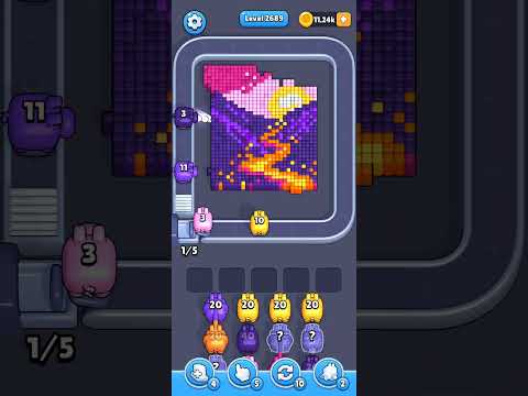 Pixel Flow Level 2689 Walkthrough