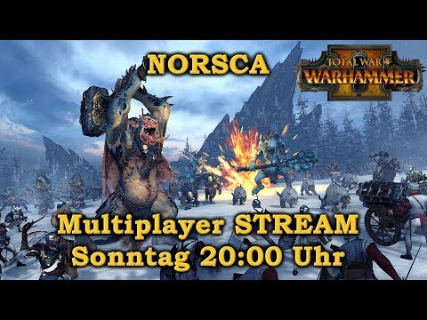 NORSCA Multiplayer 1v1 STREAM - Total War: Warhammer 2
