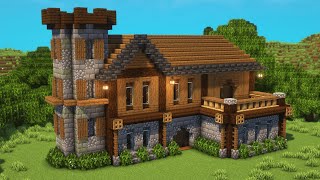 Minecraft Ultimate Survival House Tutorial⚒️