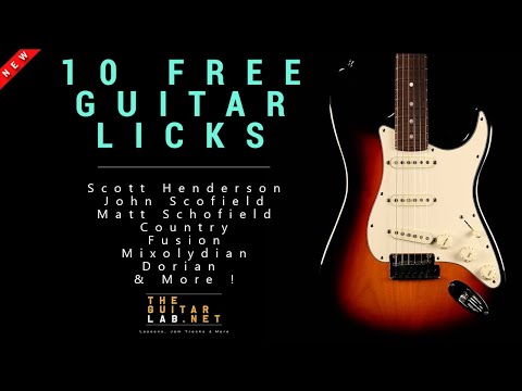 10 Free Guitar Licks - TheGuitarLab net