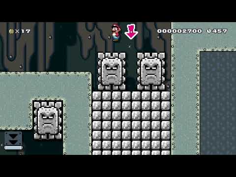 ドッスンラビリンス　/Thwomp Labyrinth by CTRX 🍄 Super Mario Maker #anr
