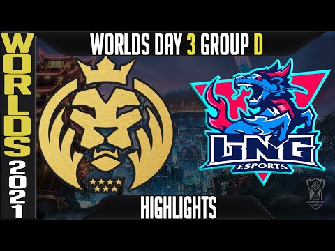 MAD vs LNG Highlights | Worlds 2021 Day 3 Group D | MAD Lions vs LNG Esports