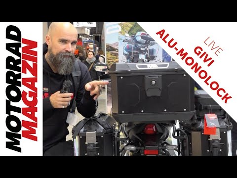 Premiere! Givi aluminum top case with monolock