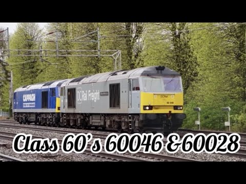 Class 60’s DCRail Freight 60046 "William Wilberforce" & 60028 in Cappagh Blue