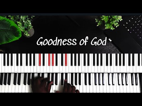 'Goodness Of God'  Played With "CUSHY" Piano Chords