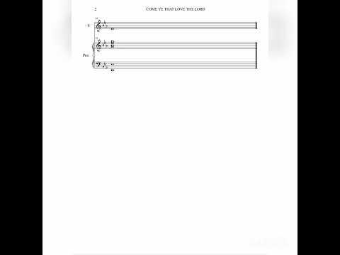 Come ye that love the Lord (MHB 410) last verse organ reharmonization