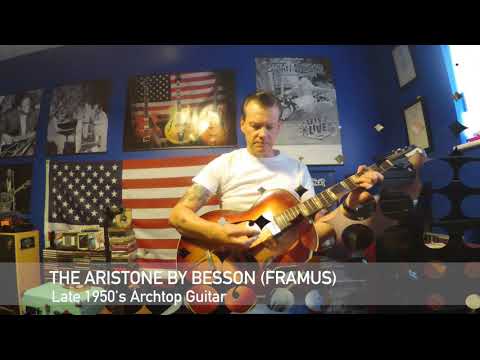 Besson - The Aristone Archtop Guitar - Late 1950's image 10