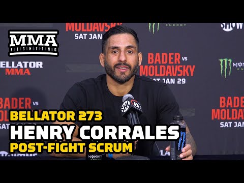 Henry Corrales Reacts To Unfortunate Ending Of Decision Win, Last Fight Of Contract | Bellator 273