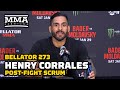Henry Corrales Reacts To Unfortunate Ending Of Decision Win, Last Fight Of Contract | Bellator 273