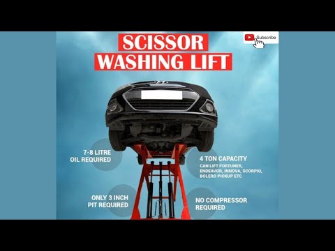 Scissor Car Washing Lift