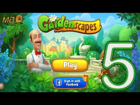 Gardenscapes Gameplay- Walkthrough Part 5