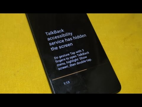 Do gesture tap with 3 fingers to open TalkBack menu | Fix Hidden TalkBack Accessibility on Samsung