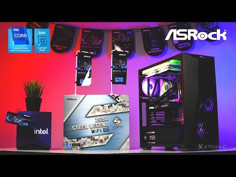 XTIAN C x ASROCK - Z590 Steel Legend Wifi 6E Gaming PC Build