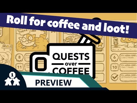 Roll for coffee and loot! | Quests over Coffee preview play and impressions | One Stop Co-Op Shop