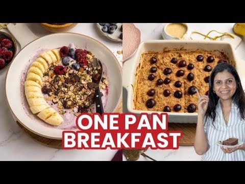 Healthy One Pan Breakfast Recipe of Carrot Cake & Oats Granolaโจ