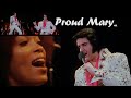 ELVIS PRESLEY - Proud Mary  ( Elvis on Tour 1972 ) 4K