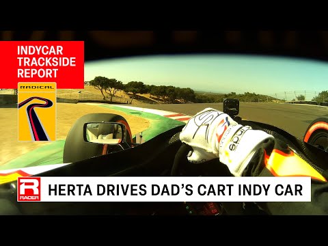 Colton Herta 1998 Reynard-Cosworth CART Indy Car Visor Cam
