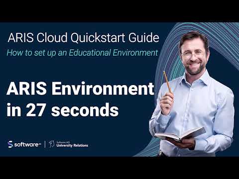 🇬🇧 ARIS Cloud Quickstart Guide – How to set up an Educational Environment? In 27 Seconds!