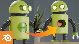 Android Bot Animation Tutorial Blender | Part 3