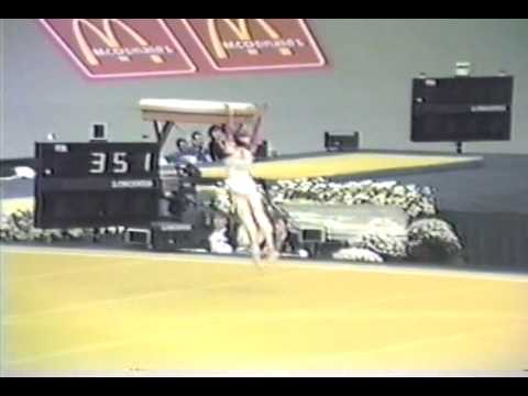 1st T ROM Daniela Silivas Comp FX - 1987 World Gymnastics Championships 10.00