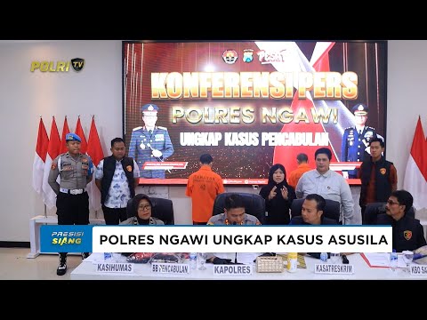 POLRES NGAWI UNGKAP KASUS ASUSILA