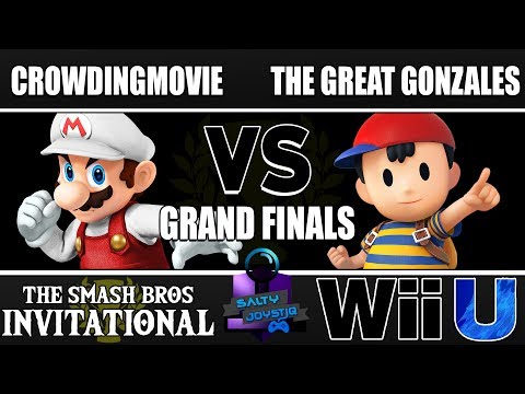 Smash 4 Invitational - SJ | CrowdingMovie (Mario) Vs The Great Gonzales (Ness) - Grand Finals