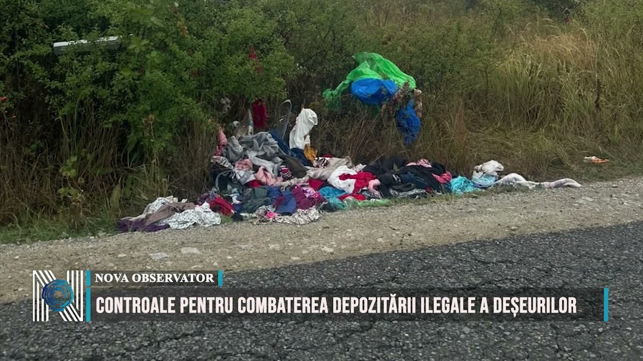 Controale pentru combaterea depozitării ilegale a deșeurilor