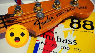 Video thumbnail for Black Nylon Bass Strings!? by Oliver Tobyn