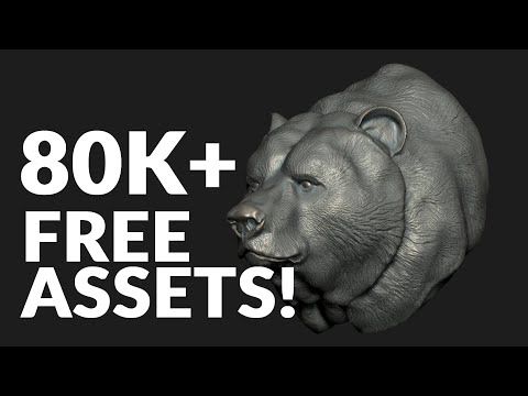 80K+ FREE ASSETS FOR ARTISTS!😚