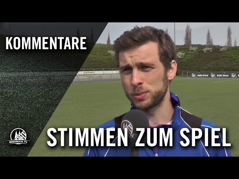 Die Stimmen zum Spiel (SV Lövenich/Widdersdorf - Spvg Wesseling-Urfeld, U19-Sonderliga)